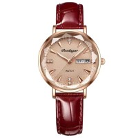 POEDAGAR 312 Women Watch Top Brand Luxury Ladies Girl Wristwatch Stainless Steel Bracelet Classic Date Week Female Clock