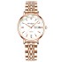 POEDAGAR 312 Women Watch Top Brand Luxury Ladies Girl Wristwatch Stainless Steel Bracelet Classic Date Week Female Clock