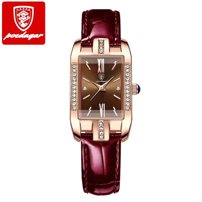 Poedagar 365 hot new women's watch, exquisite business casual elegant work commuter versatile quartz watch