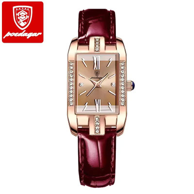 Poedagar 365 hot new women's watch, exquisite business casual elegant work commuter versatile quartz watch