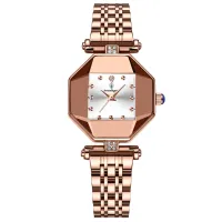 Poedagar 368 Luxury Fashion Women's Watch High Quality Casual Diamond Stainless Steel Waterproof Quartz Ladies Watch