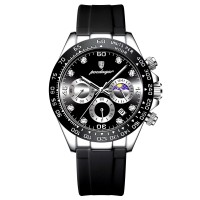 Poedagar 629 Sport Mens Watches Top Brand Luxury Chronograph Quartz Wristwatches Waterproof Military Men Watches