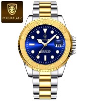 Poedagar 680 Luxury Men Watch Business Quartz Man Clock Sports Waterproof Luminous Date Stainless Steel Men's Watches Male