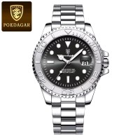 Poedagar 680 Luxury Men Watch Business Quartz Man Clock Sports Waterproof Luminous Date Stainless Steel Men's Watches Male