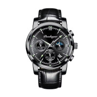 Poedagar 805 Luxury Men Watch Casual Waterproof Chronograph Luminous Date Man Wristwatch Sports Stainless Steel Men's Quartz Watches