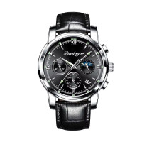 Poedagar 805 Luxury Men Watch Casual Waterproof Chronograph Luminous Date Man Wristwatch Sports Stainless Steel Men's Quartz Watches