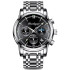 Poedagar 805 Luxury Men Watch Casual Waterproof Chronograph Luminous Date Man Wristwatch Sports Stainless Steel Men's Quartz Watches