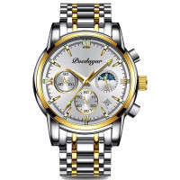 Poedagar 805 Luxury Men Watch Casual Waterproof Chronograph Luminous Date Man Wristwatch Sports Stainless Steel Men's Quartz Watches