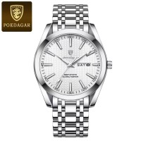 Poedagar 962 Waterproof Clock Stainless Steel  Analog Wrist Watch For Men