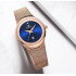 NAVIFORCE 5004 Women Watch Business Quartz Watch Lady Stainless Steel Top Brand Luxury Waterproof Female Wristwatch Girls Clock - RoseGold Blue