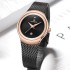 NAVIFORCE 5004 Women Watch Business Quartz Watch Lady Stainless Steel Top Brand Luxury Waterproof Female Wristwatch Girls Clock - Rose Gold Black