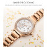 NAVIFORCE 5016 Women Watches Top Luxury Brand Ladies Quartz Watches Genuine Leather Watchband Casual Wrist Watches Gift For Girls - RoseGold White