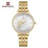 NAVIFORCE 5017 Stone Style Watch Women Watches Ladies Creative Steel Women's Bracelet Watches