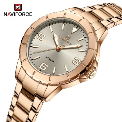 NAVIFORCE 5022 Casual Stainless Steel Analog Watch For Women