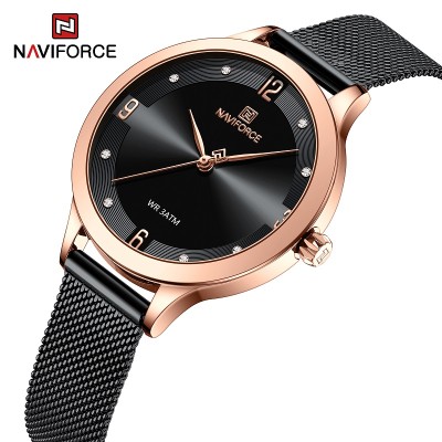 NAVIFORCE 5023 Women Watches Luxury Ultra Thin Ladies Watch Luxury Waterproof Quartz WristWatch Woman