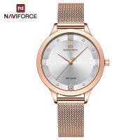 NAVIFORCE 5023 Women Watches Luxury Ultra Thin Ladies Watch Luxury Waterproof Quartz WristWatch Woman