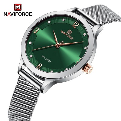NAVIFORCE 5023 Women Watches Luxury Ultra Thin Ladies Watch Luxury Waterproof Quartz WristWatch Woman