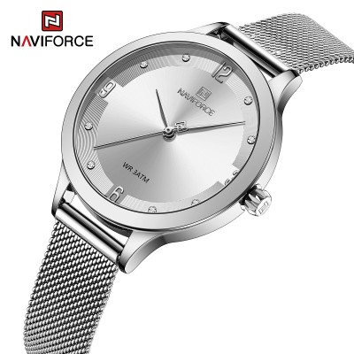NAVIFORCE 5023 Women Watches Luxury Ultra Thin Ladies Watch Luxury Waterproof Quartz WristWatch Woman