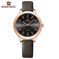 NAVIFORCE 5024 Luxury Brand Fashion Quartz Wristwatches Womens Charming Wrist with Thin Stainless Steel Bracelet Watch Clock Female