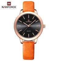 NAVIFORCE 5024 Luxury Brand Fashion Quartz Wristwatches Womens Charming Wrist with Thin Stainless Steel Bracelet Watch Clock Female
