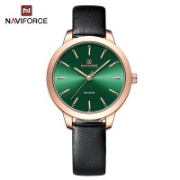 NAVIFORCE 5024 Luxury Brand Fashion Quartz Wristwatches Womens Charming Wrist with Thin Stainless Steel Bracelet Watch Clock Female