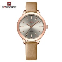 NAVIFORCE 5024 Luxury Brand Fashion Quartz Wristwatches Womens Charming Wrist with Thin Stainless Steel Bracelet Watch Clock Female
