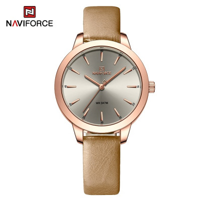 NAVIFORCE 5024 Luxury Brand Fashion Quartz Wristwatches Womens Charming Wrist with Thin Stainless Steel Bracelet Watch Clock Female