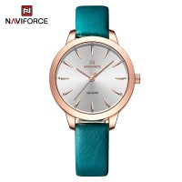 NAVIFORCE 5024 Luxury Brand Fashion Quartz Wristwatches Womens Charming Wrist with Thin Stainless Steel Bracelet Watch Clock Female