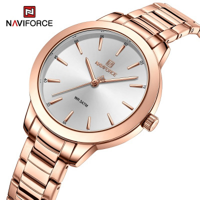 NAVIFORCE 5025 Formal Stainless Steel Analog Watch For Women