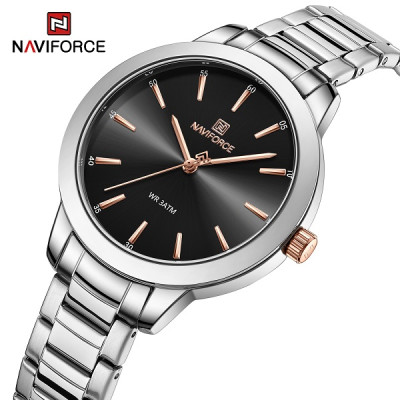 NAVIFORCE 5025 Formal Stainless Steel Analog Watch For Women