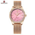 NAVIFORCE 5028 Women's Casual Quartz Watch Original Watches Strap Lady Wristwatches Clock for Female