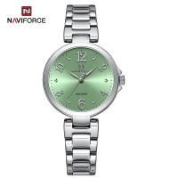NAVIFORCE 5031 Lady Brands Watches Simple Stainless Steel Women Quartz Watch Ladies Hot Sales Clock