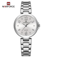 NAVIFORCE 5031 Lady Brands Watches Simple Stainless Steel Women Quartz Watch Ladies Hot Sales Clock