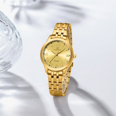 NAVIFORCE 5032 Women WatchTop Luxury Brand Quartz Lady Wristwatch Fashion Stainless Steel Bracelet Female Girl Original Clock