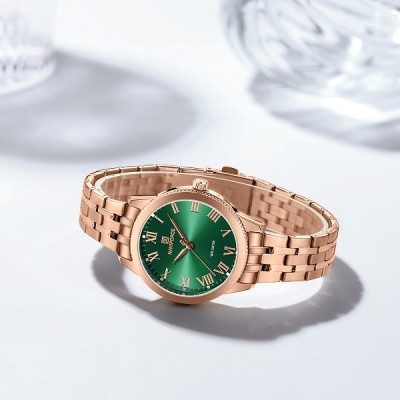 NAVIFORCE 5032 Women WatchTop Luxury Brand Quartz Lady Wristwatch Fashion Stainless Steel Bracelet Female Girl Original Clock