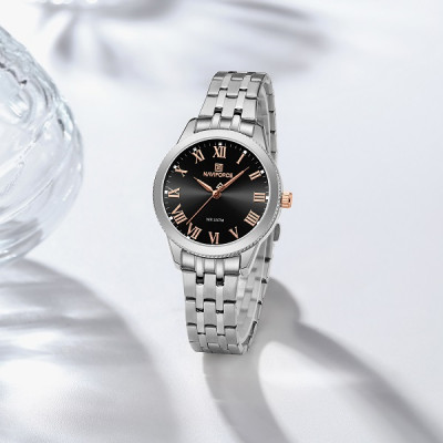 NAVIFORCE 5032 Women WatchTop Luxury Brand Quartz Lady Wristwatch Fashion Stainless Steel Bracelet Female Girl Original Clock