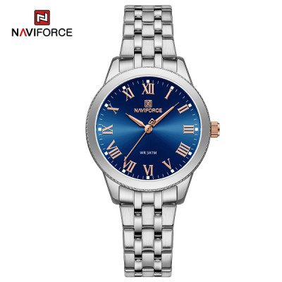 NAVIFORCE 5032 Women WatchTop Luxury Brand Quartz Lady Wristwatch Fashion Stainless Steel Bracelet Female Girl Original Clock