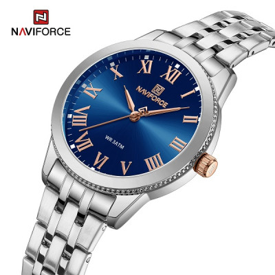 NAVIFORCE 5032 Women WatchTop Luxury Brand Quartz Lady Wristwatch Fashion Stainless Steel Bracelet Female Girl Original Clock