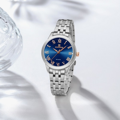 NAVIFORCE 5032 Women WatchTop Luxury Brand Quartz Lady Wristwatch Fashion Stainless Steel Bracelet Female Girl Original Clock