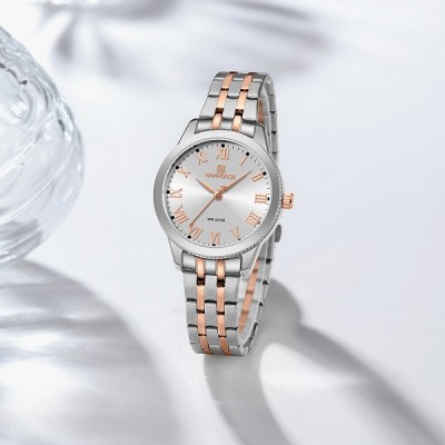 NAVIFORCE 5032 Women WatchTop Luxury Brand Quartz Lady Wristwatch Fashion Stainless Steel Bracelet Female Girl Original Clock