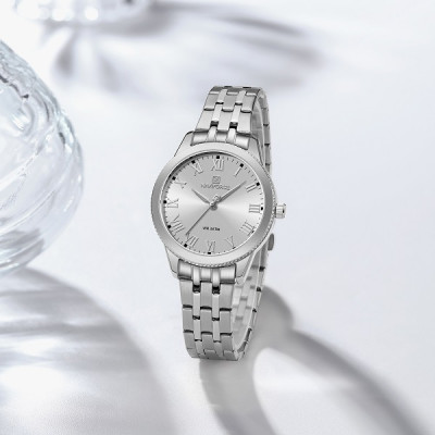 NAVIFORCE 5032 Women WatchTop Luxury Brand Quartz Lady Wristwatch Fashion Stainless Steel Bracelet Female Girl Original Clock