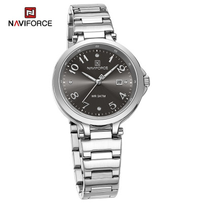 NAVIFORCE 5033 Women WatchTop Luxury Brand Quartz Lady Wristwatch Fashion Stainless Steel Bracelet Female Girl Clock