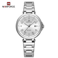 NAVIFORCE 5033 Women WatchTop Luxury Brand Quartz Lady Wristwatch Fashion Stainless Steel Bracelet Female Girl Clock