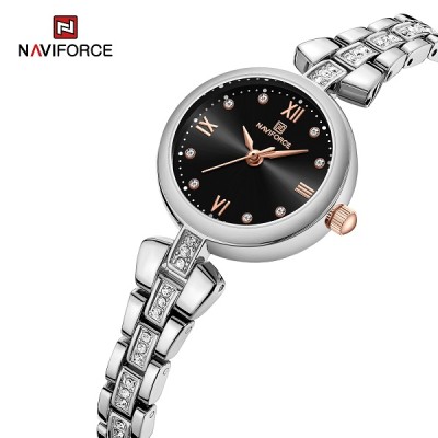 NAVIFORCE 5034 New Simple Luxury Watch for Women Casual Ladies Zinc Alloy Bracelet Band High Quality Female Quartz Wrist Watch
