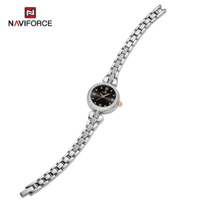 NAVIFORCE 5034 New Simple Luxury Watch for Women Casual Ladies Zinc Alloy Bracelet Band High Quality Female Quartz Wrist Watch
