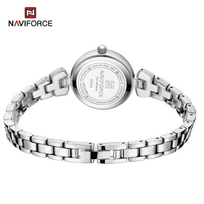 NAVIFORCE 5034 New Simple Luxury Watch for Women Casual Ladies Zinc Alloy Bracelet Band High Quality Female Quartz Wrist Watch