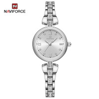 NAVIFORCE 5034 New Simple Luxury Watch for Women Casual Ladies Zinc Alloy Bracelet Band High Quality Female Quartz Wrist Watch