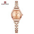 NAVIFORCE 5035 Ladies High Quality Stainless Steel Bracelet Elegant Barrel Shape Dress Watch