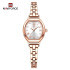 NAVIFORCE 5035 Ladies High Quality Stainless Steel Bracelet Elegant Barrel Shape Dress Watch