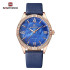 NAVIFORCE 5038 PU Leather Fashion Ladies' Watch Casual Quartz Wristwatches Analog Watch For Women